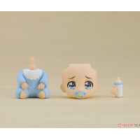 黏土人配件系列 換裝用嬰兒套組 藍色